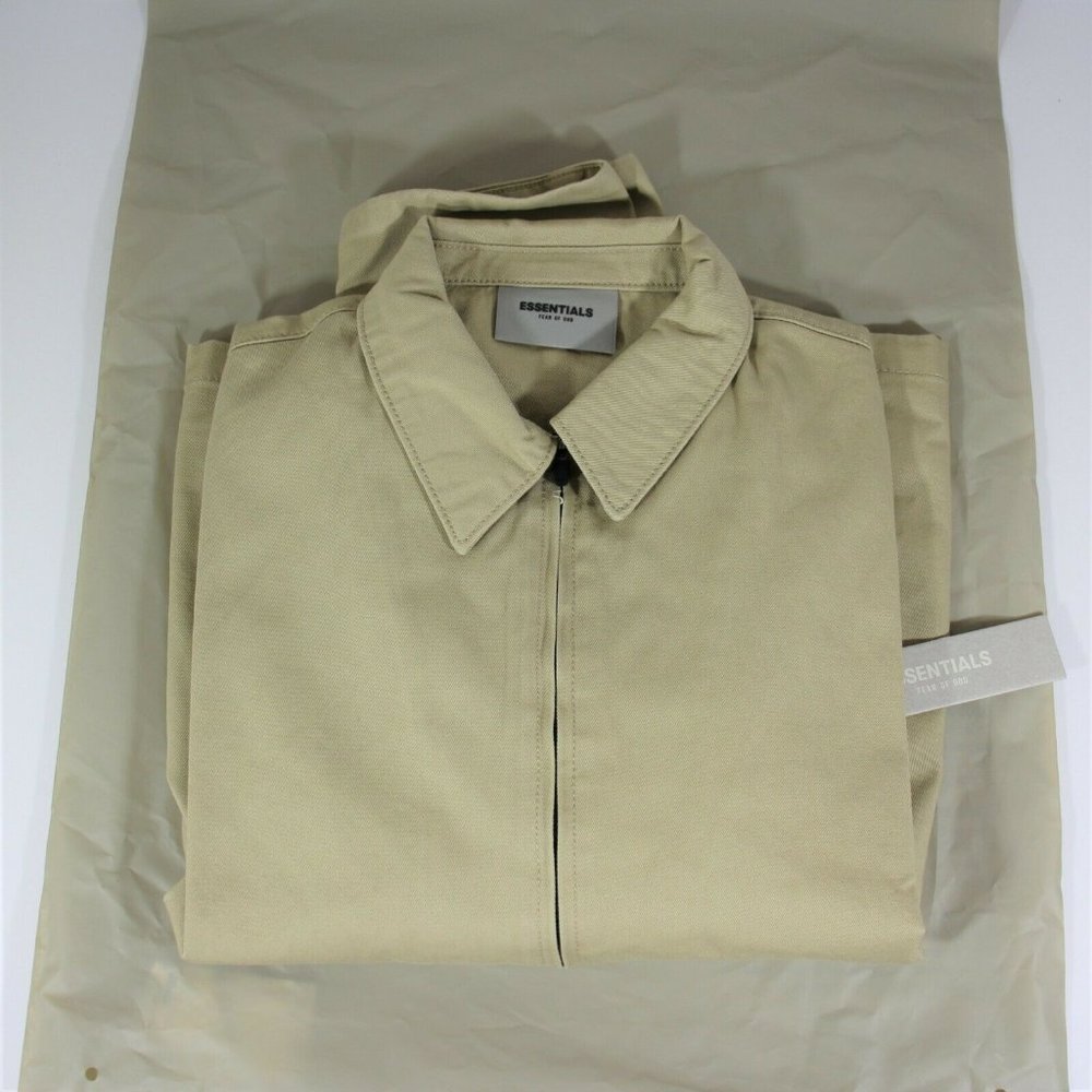 Essentials Fear Of God Mens XS Twill Shacket NEW R1416